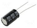 Capacitor: electrolytic; THT; 4.7uF; 450VDC; Ø10x16mm; ±20%; RD SAMXON ERD475M2WG16RR