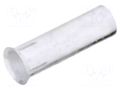 Fiber for LED; Ø2.3mm; L: 6.4mm; round; Front: flat; straight; PLPC2 BIVAR PLPC2-250