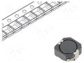 Inductor: wire; SMD; 2.27uH; Ioper: 7.52A; 5.6mΩ; ±30%; Isat: 9.3A EATON ELECTRONICS DR1050-2R2-R