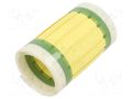 Heat shrink markers; 50mm; yellow; Shrinking ratio: 2: 1 TE Connectivity D87851-000