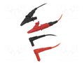 Test leads; Inom: 10A; angular banana plug 4mm x2,aligator clip KYORITSU KEW7234-PP10A