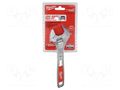 Wrench; adjustable; 200mm; Max jaw capacity: 30mm Milwaukee MW-48227408