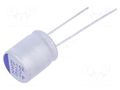 Capacitor: hybrid; THT; -55÷150°C; Body dim: Ø10x12mm; 330uF; 25VDC SAMWHA YF1E337M10012PA