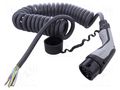 Cable: eMobility; 1x0.5mm2,5x6mm2; 480V; 26.6kW; IP44; 4m; 32A PHOENIX CONTACT 1627130