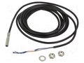 Sensor: inductive; OUT: NPN / NC; 0÷1.2mm; 10÷30VDC; M5; 2m; IP67 OMRON E2ES05S12WCC22M