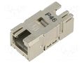 Coupler; RJ45 socket,both sides WEIDMÜLLER IE-BI-RJ45-C