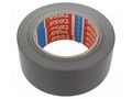 Tape: duct; W: 50mm; L: 50m; Thk: 0.15mm; grey; synthetic caoutchouc TESA TESA-4610-50X50