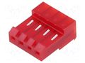 Connector: wire-board; plug; female; MTA-156; PIN: 4; 600VAC; IDC TE Connectivity 3-640428-4