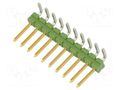 Connector: pin strips; pin header; AMPMODU MOD II; male; PIN: 10 TE Connectivity 1-825437-0