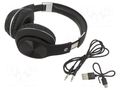 Headphones; black; headphones; 32Ω; Bluetooth: 5.0; Charger: No VCOM M280