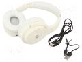 Headphones; white; headphones; 32Ω; Bluetooth: 5.0 VCOM M291-W