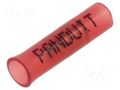 Tip: butt splice; insulated; brass; tinned; crimped; for cable PANDUIT PSN18-M