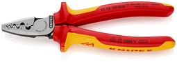 KNIPEX 97 78 180 SB Crimping Pliers for wire ferrules insulated with multi-component grips, VDE-tested 180 mm 97 78 180 SB 4003773083146