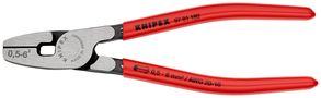 KNIPEX 97 81 180 Crimping Pliers for wire ferrules with front loading plastic coated 180 mm 97 81 180 4003773019794