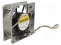 Fan: DC; axial; 12VDC; 120x120x38mm; 126m3/h; 32dBA; ball; 1950rpm SANYO DENKI 9GL1212M101