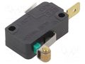 Microswitch SNAP ACTION; 1A/250VAC; with lever (with roller) HONEYWELL V7-1S38E9-201-1