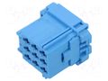 Connector: automotive; plug; female; MCP 2.8; PIN: 9; for cable TE Connectivity 6-968971-1