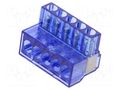 Connector: terminal block; 450V; for cable; screw terminal; blue BM GROUP BM997