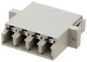 FIBRE OPTIC ADAPTER, LC X 4, JACK FOA-806-BGE