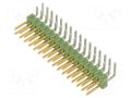 Connector: pin strips; pin header; AMPMODU MOD II; male; PIN: 32 TE Connectivity 1-826634-6