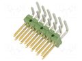 Connector: pin strips; pin header; AMPMODU MOD II; male; PIN: 12 TE Connectivity 825457-6