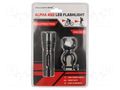 Torch: LED; L: 103÷111mm; 450lm; Ø: 33.5mm; black; IP65 MACTRONIC ALPHA-450