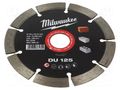 Cutting diamond wheel; Ø: 125mm; Disc thick: 2.3mm; concrete Milwaukee MW-4932399522