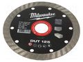 Cutting diamond wheel; Ø: 125mm; Øhole: 22.2mm Milwaukee MW-4932399527