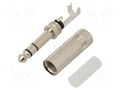 Connector: Jack 6,3mm; plug; male; stereo; ways: 3; straight; 6mm REAN NYS202