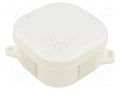 Enclosure: junction box; X: 92mm; Y: 92mm; Z: 44mm; IP54; white PAWBOL PW-A.0020B