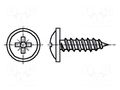 Screw; with flange; 4.2x16; Head: button; Pozidriv; PZ2; steel; zinc BOSSARD B4.2X16/B14072