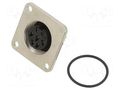 Connector: M16; socket; female; 5A; 60V; PIN: 7; IP67; soldering BINDER 09-0128-300-07