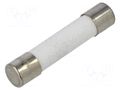 Fuse: fuse; 6A; 250VAC; quick blow; ceramic; 6.3x32mm; brass OPTIFUSE FCA-6A