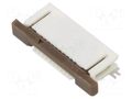 Connector: FFC/FPC; gold-plated; SMT; 500mA; 50V; Slider; PIN: 10 MOLEX MX-52746-1071