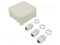 Enclosure: junction box; X: 114mm; Y: 114mm; Z: 58mm; IP67; T 60 OBO BETTERMANN OBO-2007918
