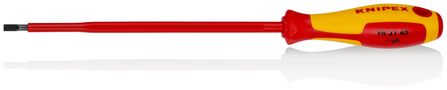 KNIPEX 98 21 45 Screwdrivers for slotted screws insulating multi-component handle, VDE-tested burnished 287 mm 98 21 45 4003773026426