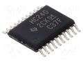 IC: digital; buffer,inverting,line driver; Ch: 8; SMD; TSSOP20 TEXAS INSTRUMENTS SN74HC240PWR