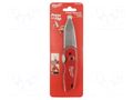 Knife; universal; 197mm; locked blade; folding Milwaukee MW-48221990