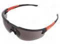 Safety spectacles; Lens: darkened Milwaukee MW-4932478764