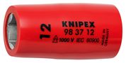 KNIPEX 98 37 12 Hexagon Socket for hexagonal screws with internal square 3/8" 44 mm 98 37 12 4003773020608