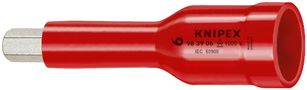 KNIPEX 98 49 05 Hexagon Socket for hexagonal socket screws with internal square 1/2" 75 mm 98 49 05 4003773021155