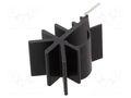 Heatsink: extruded; Y; black; L: 20mm; W: 20mm; H: 36mm; 9.8K/W FISCHER ELEKTRONIK FK248SA-220
