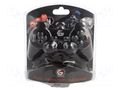 Gamepad; black; USB A; wired,USB 2.0; analog joysticks; 1.8m GEMBIRD JPD-UDV-01