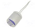 Capacitor: hybrid; THT; -55÷125°C; Body dim: Ø10x12mm; 470uF; 25VDC SAMWHA YG1E477M10012PA