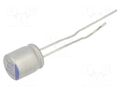 Capacitor: hybrid; THT; -55÷125°C; Body dim: Ø6.3x7.5mm; 100uF SAMWHA YL1V107M6L07MPC