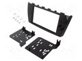 Radio frame; Mitsubishi; 2 DIN; black gloss,grey gloss METRA RAM-40.785