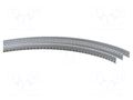 Carrier tape; ESD; 8mm; 500pcs; transparent ANTISTAT ATS-029-1090