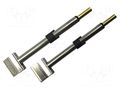 Tip; cutting,bent; 15.75mm; 413°C; for soldering station; 2pcs. METCAL PTTC-705