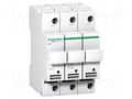 Fuse acces: fuse disconnector; Poles: 3; 500VAC; 25A; 10x38mm SCHNEIDER ELECTRIC A9N15656