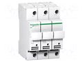 Fuse acces: fuse disconnector; Poles: 3; 500VAC; 25A; 10x38mm SCHNEIDER ELECTRIC A9N15656